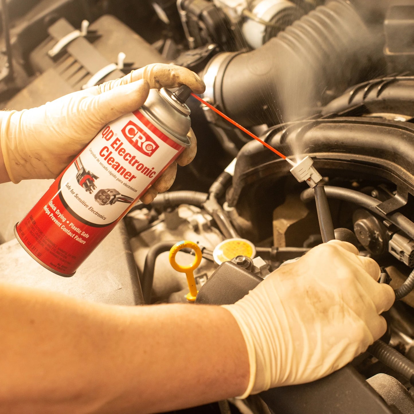 Electronic Cleaner Spray – Quick Dry Aerosol for Sensitive Electronics, Universal Vehicle Use, 11 Oz