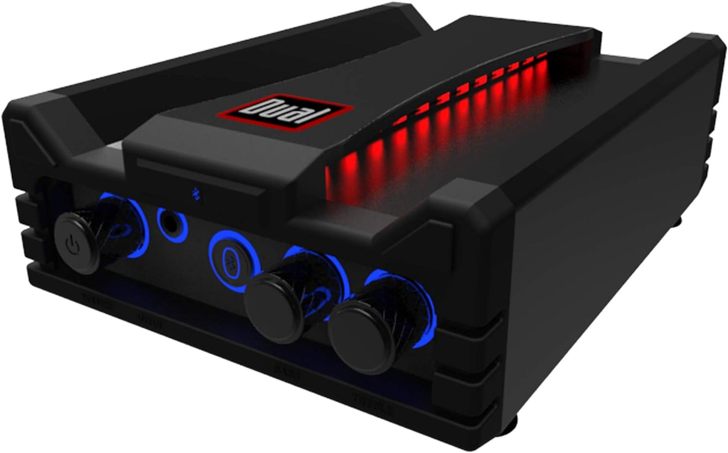 LU43PB 3-Way High Performance Outdoor Indoor Speakers with Powerful Bass &  DBTMA100 Micro Wireless Bluetooth 2 Channel Stereo Class-D Amplifier