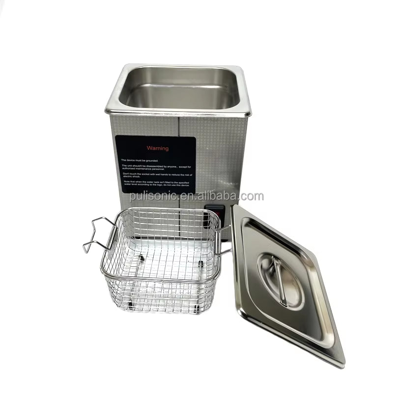 Ultrasonic Jewelry Bowling Ball Cleaner Machine 2L Fuel Injector Ultrasonic Cleaner with Digital Timer