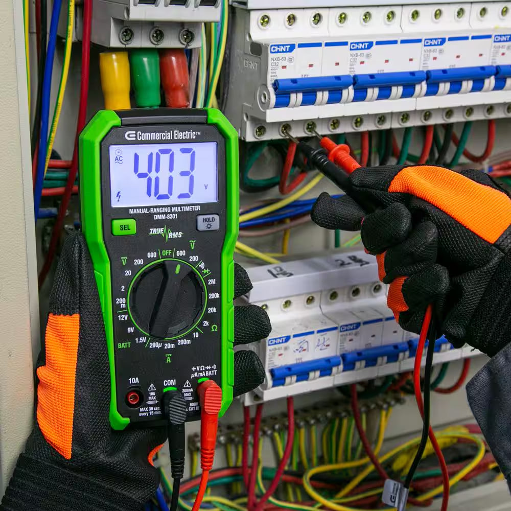600-Volt True RMS Manual-Ranging Digital Multimeter