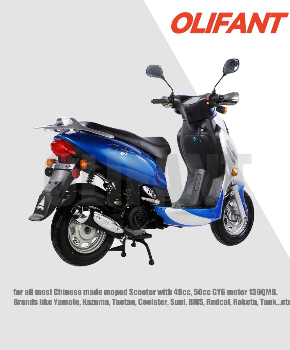 Starter for GY6 49Cc 50Cc Scooter Moped 139QMB/QMA Chinese 4 Stroke Scooter Baotian Taotao Sunl Roketa Tank Baja BMS