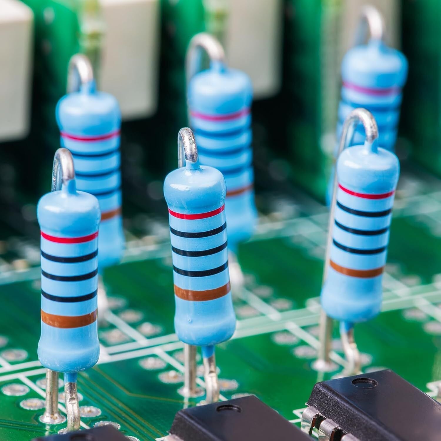 25 Values 2W Metal Film Resistor Kit from 1 Ohm to 1M Ohm 2 Watt 1% Resistors