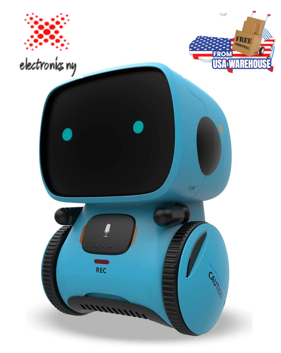 Robots for Kids, Interactive Smart Robotic with Touch Sensor, Voice Control, Speech Recognition, Singing, Dancing, Repeating and Recording, Robot Toy for 3 4 5 6 7 8 Year Old Boys Girls