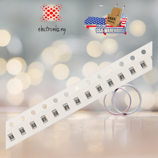 1500Pcs 0805 SMD Capacitor 0805 Chip Resistor Assortment Kit 1% 1/8W 0.125W 60 Values 0 Ohm-10M Ohm Resistors