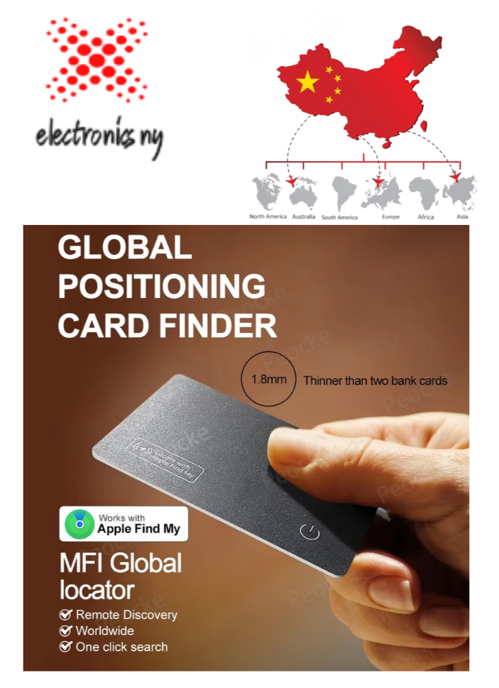 Wallet Anti-Loss Card GPS Location Tracking Smart Tag Find My for Iphone Bluetooth Device Ultra-Thin Card Wireless Charge IP67