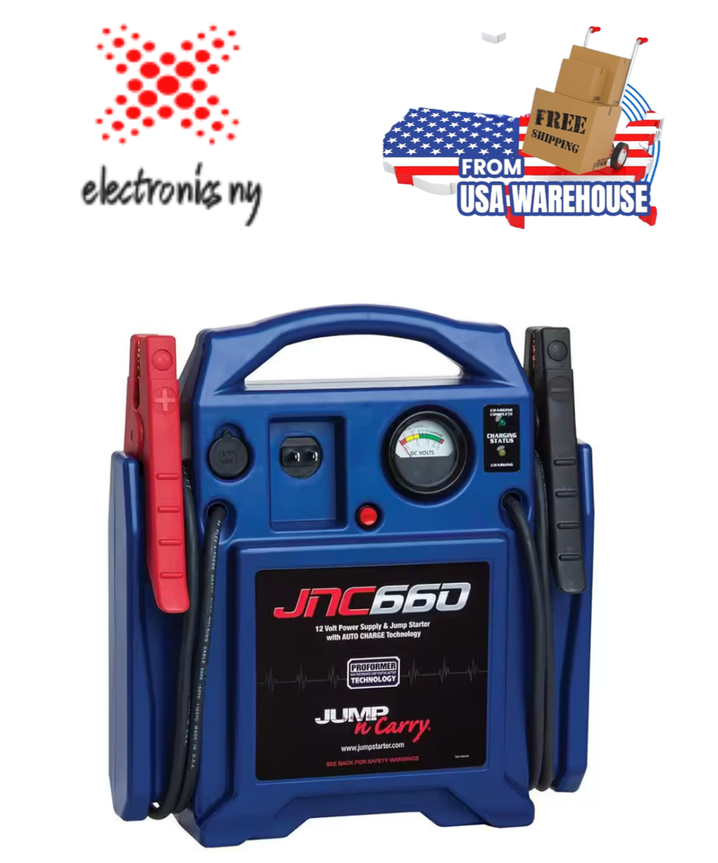 1,700 Peak Amp 12-Volt Jump Starter