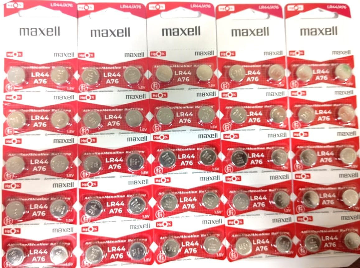 50 Pack  LR44 AG13 357 Button Cell Battery "NEW HOLOGRAM PACKAGE "