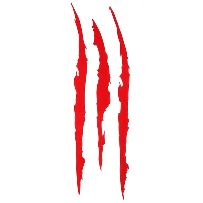 2PCS Car Headlights Monster Claw Sticker Decorative Dinosaur Raptor Claw Scratch Car Sticker Car Headlights Sticker.