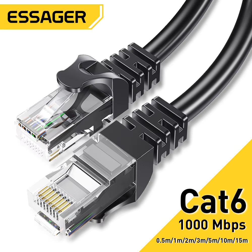 Ethernet Cable Cat6 Lan Cable UTP CAT 6 RJ 45 Network Cable 5M/10M/15M Patch Cord for Laptop Router RJ45 Network Cable