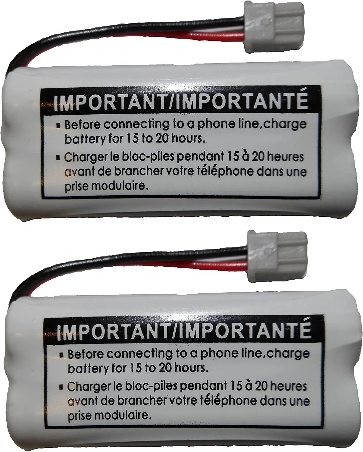 HIGH CAPACITY Rechargeable Replacement Battery BT-1021 BBTG0798001 for Uniden Cordless Handsets (2-Pack)