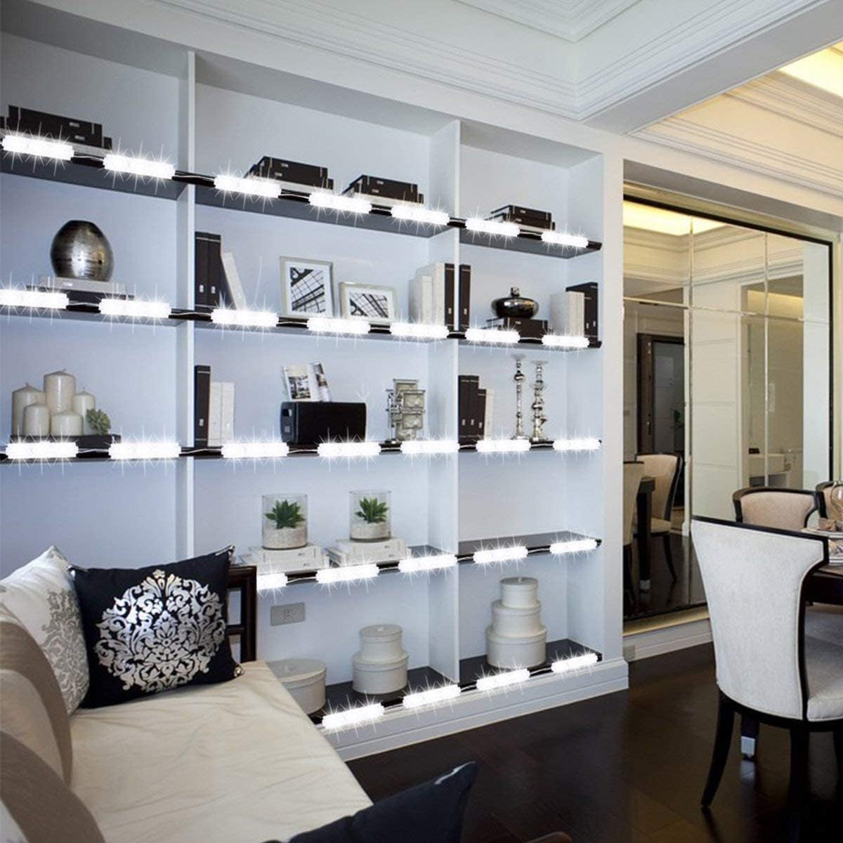 Storefront Lights 3 Led 40PCS 5050 LED Module Lights Waterproof LED Window Lights Super Bright Decorative Lights with Tape Adhesive for Store Advertising Signs 20FT (2 Pack) (White)