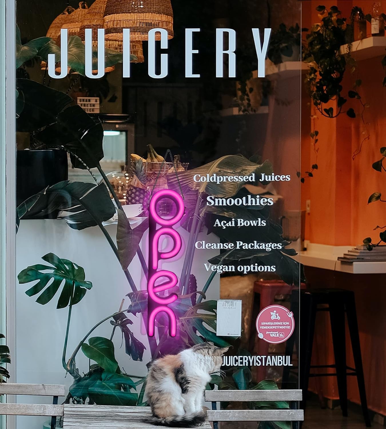 Open Signs for Business,Led Neon Open Sign,16X6 Inch Lighted Sign for Restaurants Offices Retail Shops Window Storefronts,12V/1A Power Supply,With ON/OFF Switch (Vertical Rose Red)