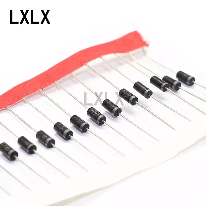 100Pcs 1N4001 1N4004 1N4007 1N4148 In-Line Switch Rectifier Diode
