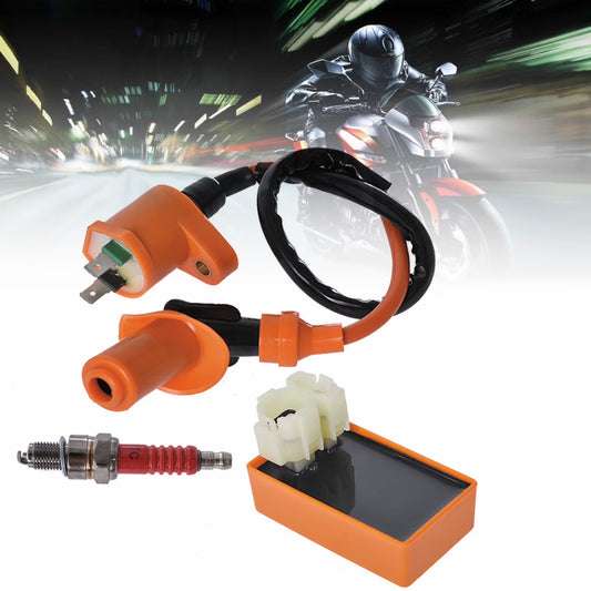 Racing Ignition Coil Spark Plug CDI for Gy6 Scooter ATV Taotao 50Cc 125Cc 150Cc