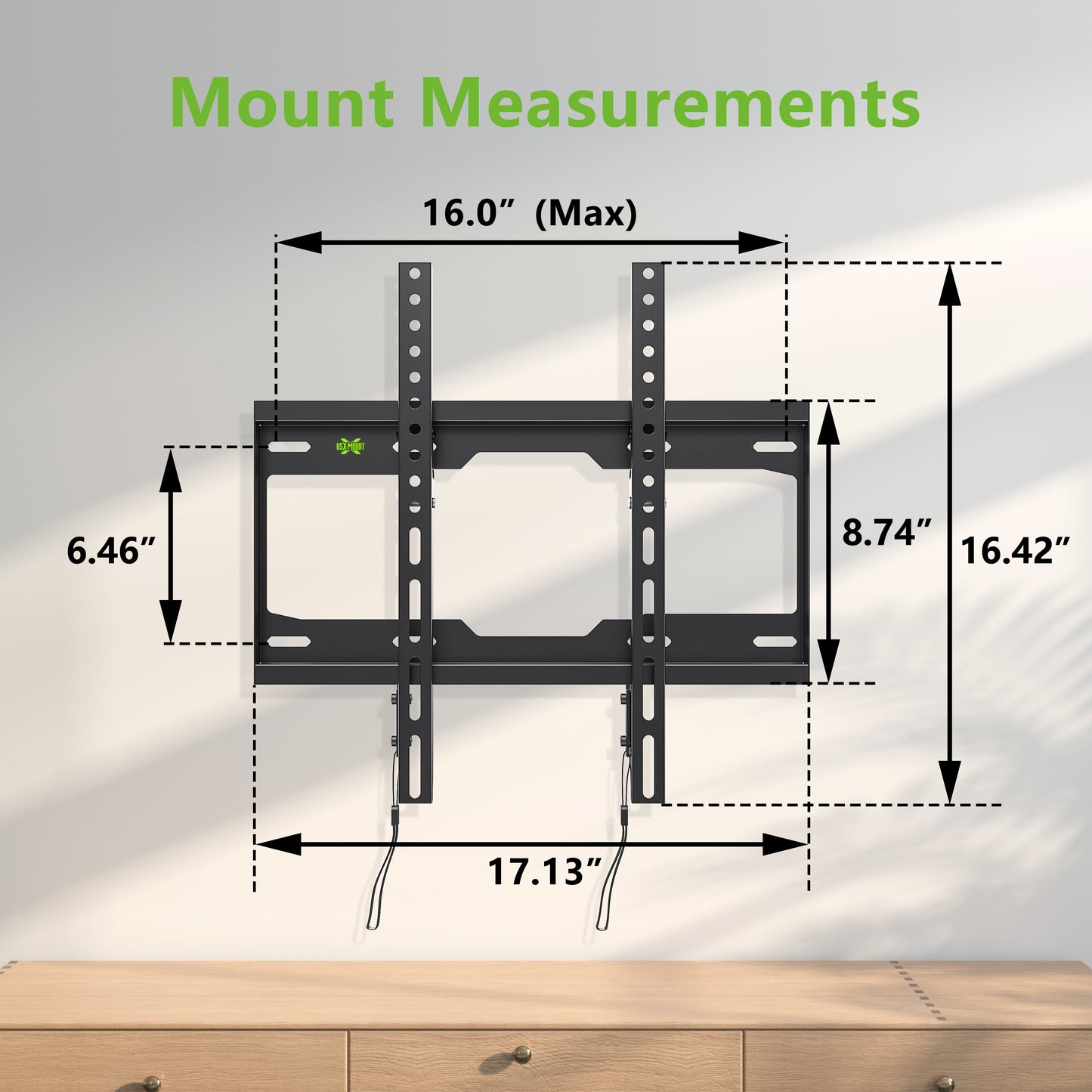 TV Mount Fixed for 26-60 Inch Tvs, TV Wall Mount TV Bracket VESA up to 400X400Mm and 99 LBS Loading Capacity, Low Profile and Space Saving