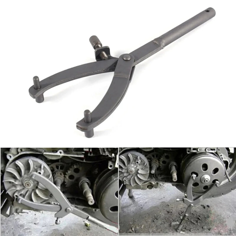 Universal Variator Clutch Remove Holder Repair Tool Motorcycle Moped Scooter Flywheel