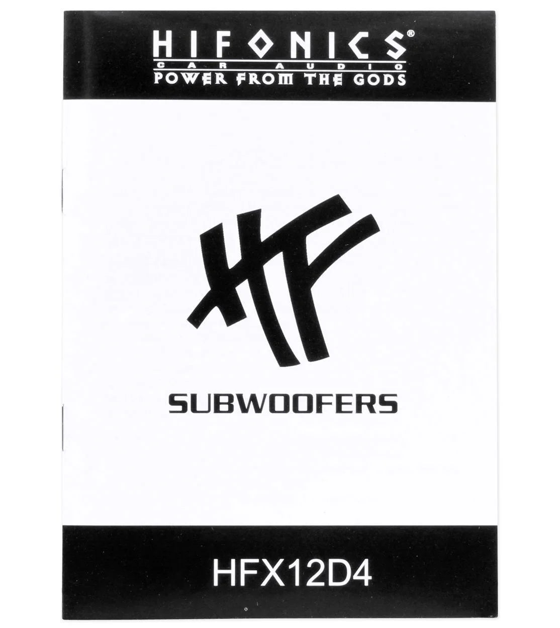 HFX12D4 12" 800 Watt 4 Ohm DVC Car Audio Subwoofer Power Bass Sub