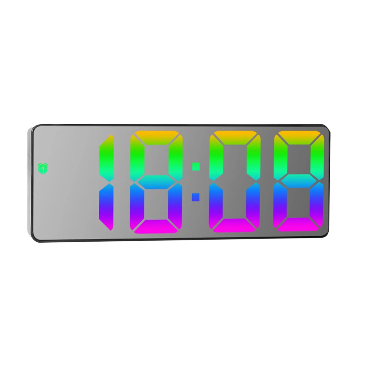 Big Holiday 50% Clear! Digital Alarm Clock with Alarm LED Bedroom Alarm Clocks Brightness Snooze USB Plug or Powered by Battery(Not Include) Gifts