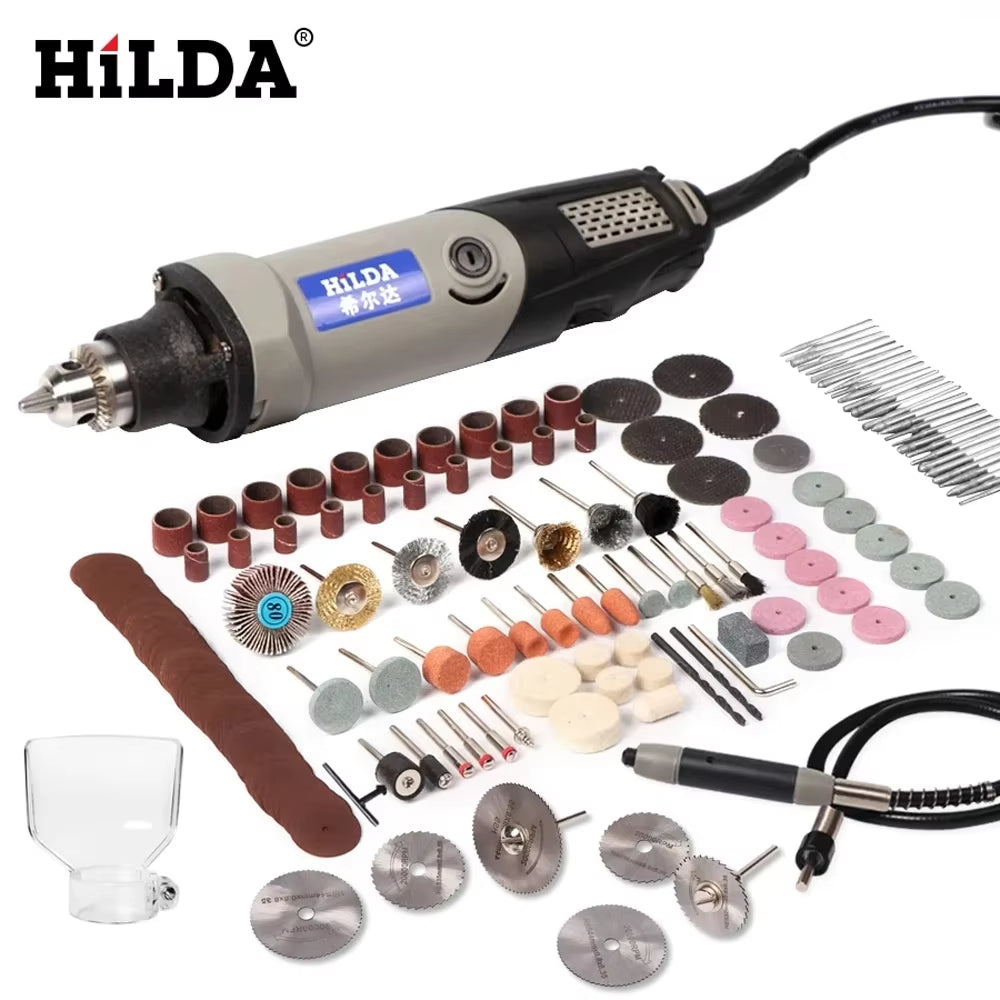 400W Mini Drill Electric Drill Rotary Tool Electric Tools Variable Speed 6 Position Rotary Tools Mini Grinding Machine