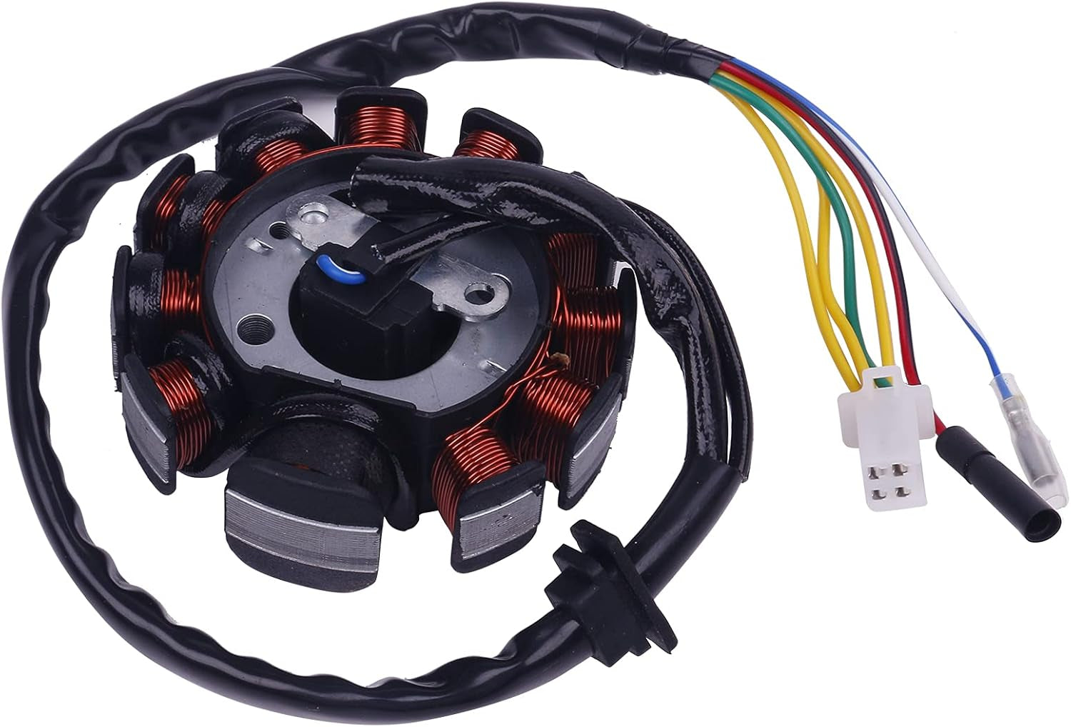 ATMT1-155-11 GY6 125Cc 150Cc 180Cc 200Cc 11 Coil Magneto Alternator Stator for Chinese Scooter Moped ATV Go Kart Quads 152QMI 157QMJ Engine