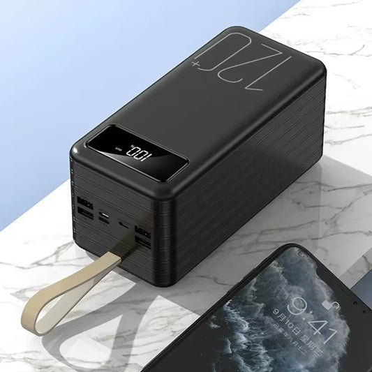 66W Fast Charging Power Bank 120000Mah Portable Power Bank Cell Phone Charger External Battery Backup Power for Xiaomi Huawei