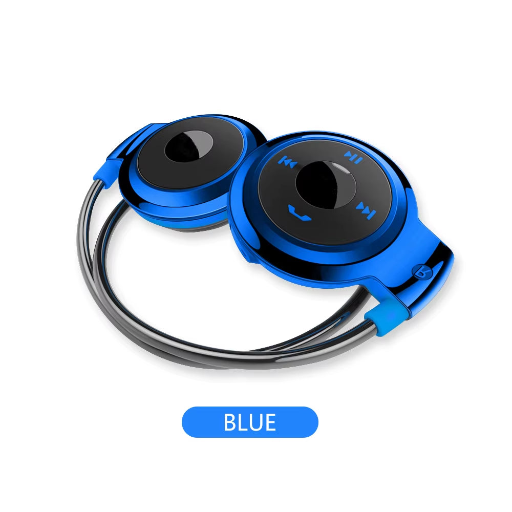Mini Wireless Bluetooth Headset FM Radio Mp3 Music Player Stereo Headphone USB Charge Sports Earphones Earpiece Handsfree Mic