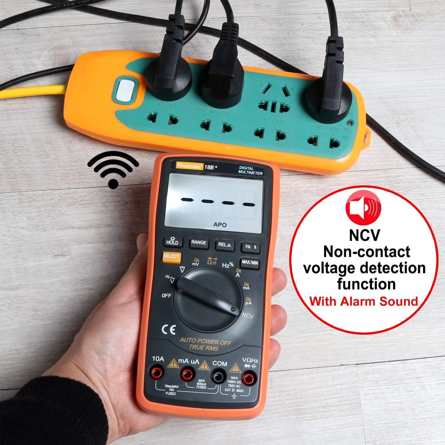Digital Multimeter Meter Amp Ohm Voltmeter Autorange Tester AC DC Current
