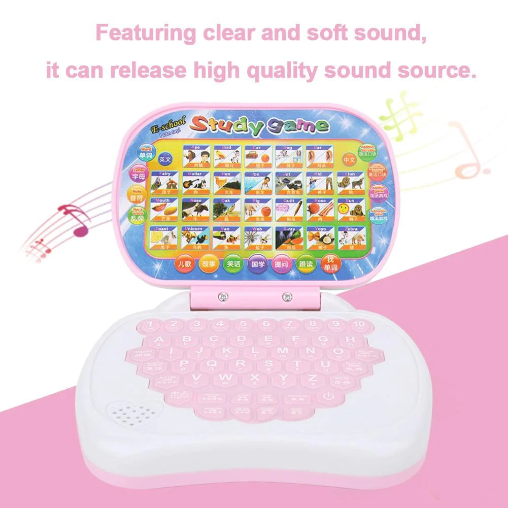 Tablet Learning, Kids Computer Learning, Computer Machines Kids Toy Multi-Functional Laptop Tablet Learning Educational Game