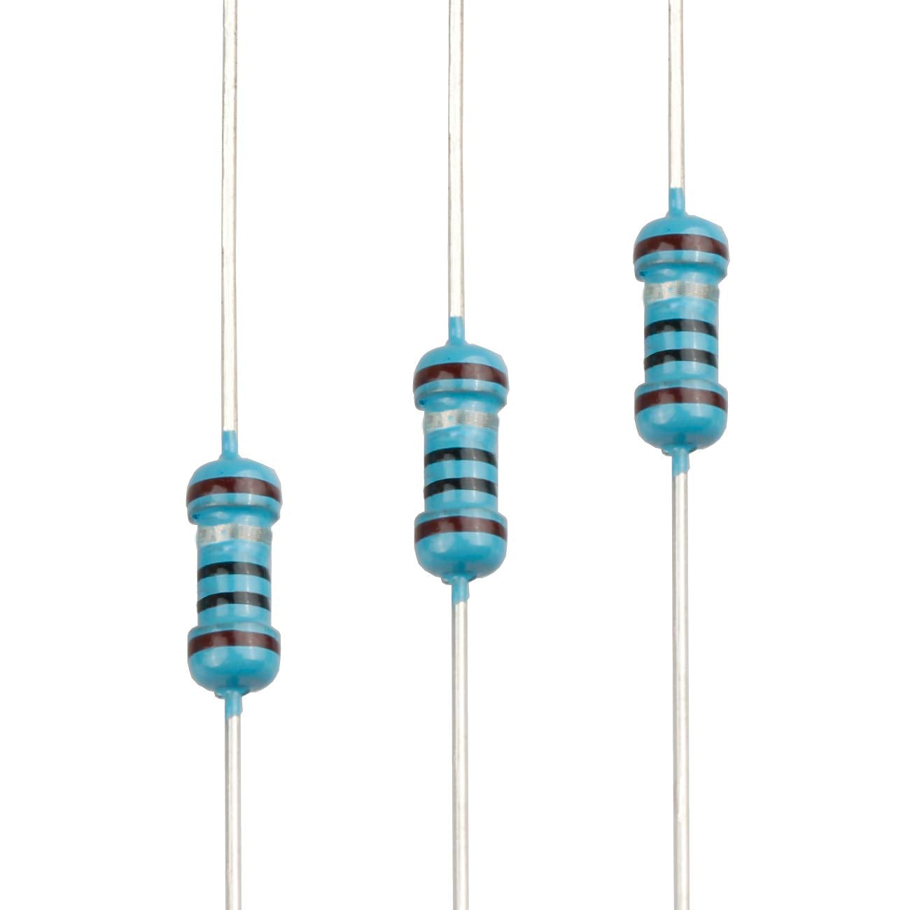 100Pcs 10 Ohm Resistor 1/4W (0.25 Watt) ±1% Tolerance Metal Film Fixed Resistor, Multiple Values of Resistance Optional