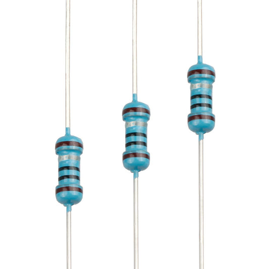 100Pcs 10 Ohm Resistor 1/4W (0.25 Watt) ±1% Tolerance Metal Film Fixed Resistor, Multiple Values of Resistance Optional