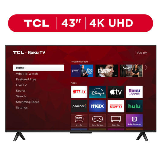 43" Class 4-Series 4K UHD HDR Smart Roku TV - 43S451