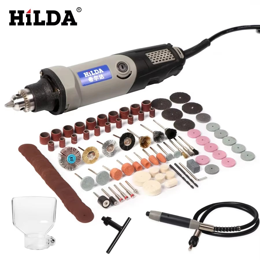 400W Mini Drill Electric Drill Rotary Tool Electric Tools Variable Speed 6 Position Rotary Tools Mini Grinding Machine