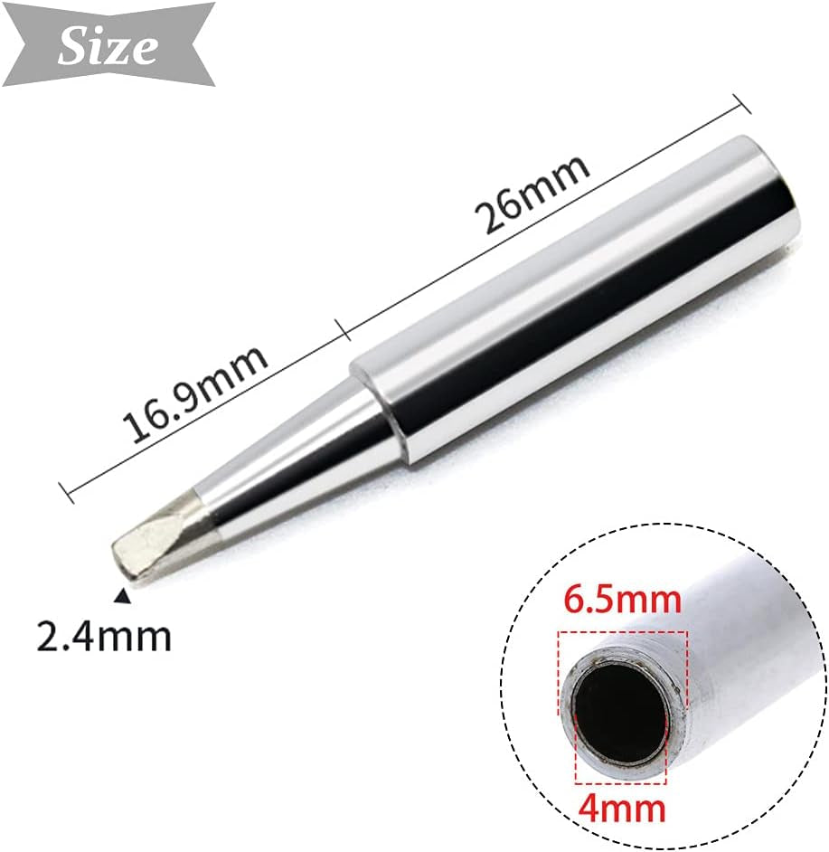 900M-T Soldering Iron Tips Solder Iron Replacement Tip Soldering Bits Compatible with Hakko, Radio Shack, Atten, Quick, Aoyue, Yihua, Vastar Soldering Station, Welding Equipment & Accessories