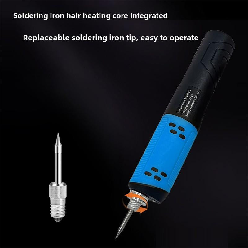Cordless Soldering Iron Kit LED Display Portable Soldering Tools 392°F to 842°F