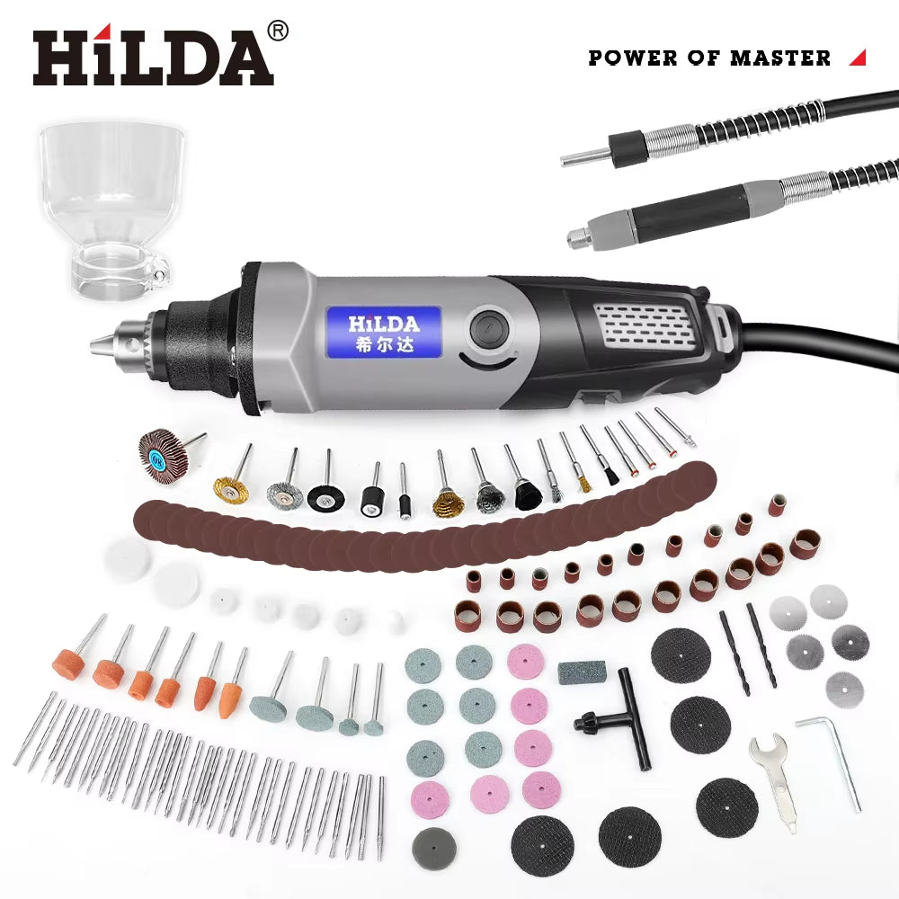 400W Mini Drill Electric Drill Rotary Tool Electric Tools Variable Speed 6 Position Rotary Tools Mini Grinding Machine