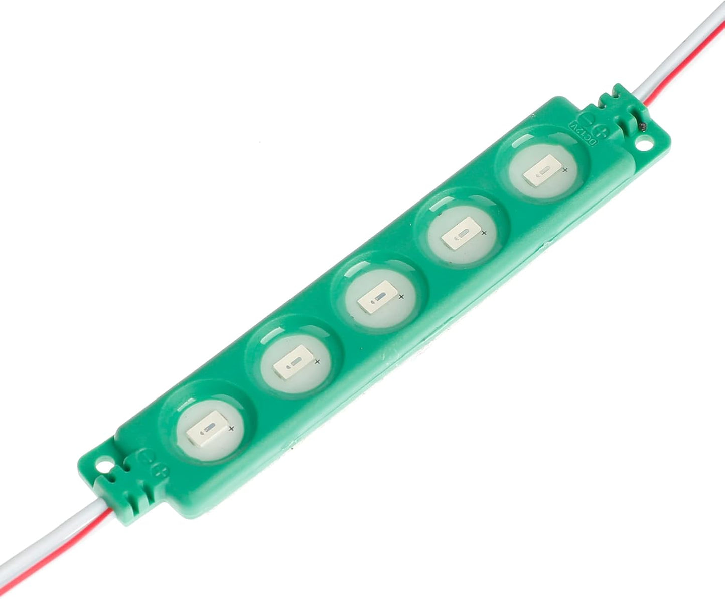 DC24V Green Injection LED Module 1.2W Waterproof Led Light Strip for Letter Advertising Signs with Tape Adhesive Backside (200Pcs Pack,Green, 24 Volt)