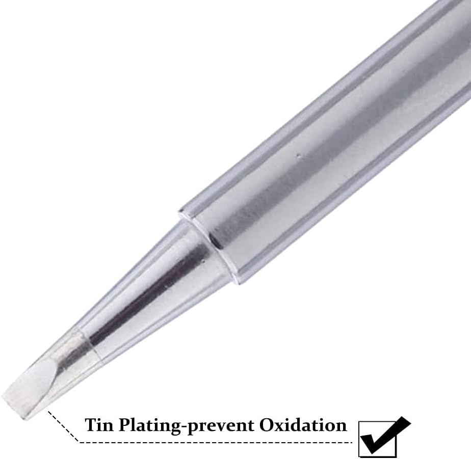 900M-T Soldering Iron Tips Solder Iron Replacement Tip Soldering Bits Compatible with Hakko, Radio Shack, Atten, Quick, Aoyue, Yihua, Vastar Soldering Station, Welding Equipment & Accessories