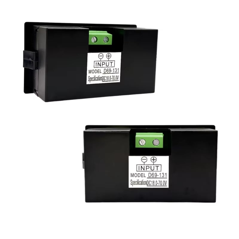 D69-131 DC Voltmeter Digital Display 12V24V48V72V Electric Vehicle Battery Test LCD Digital Meter Voltage Test Instrument