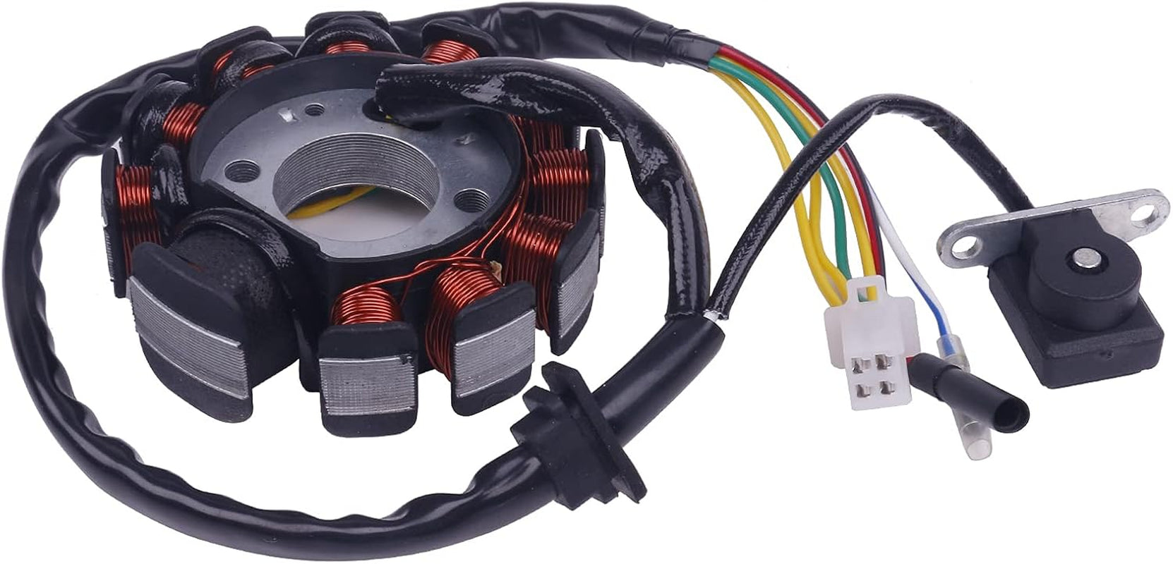 ATMT1-155-11 GY6 125Cc 150Cc 180Cc 200Cc 11 Coil Magneto Alternator Stator for Chinese Scooter Moped ATV Go Kart Quads 152QMI 157QMJ Engine