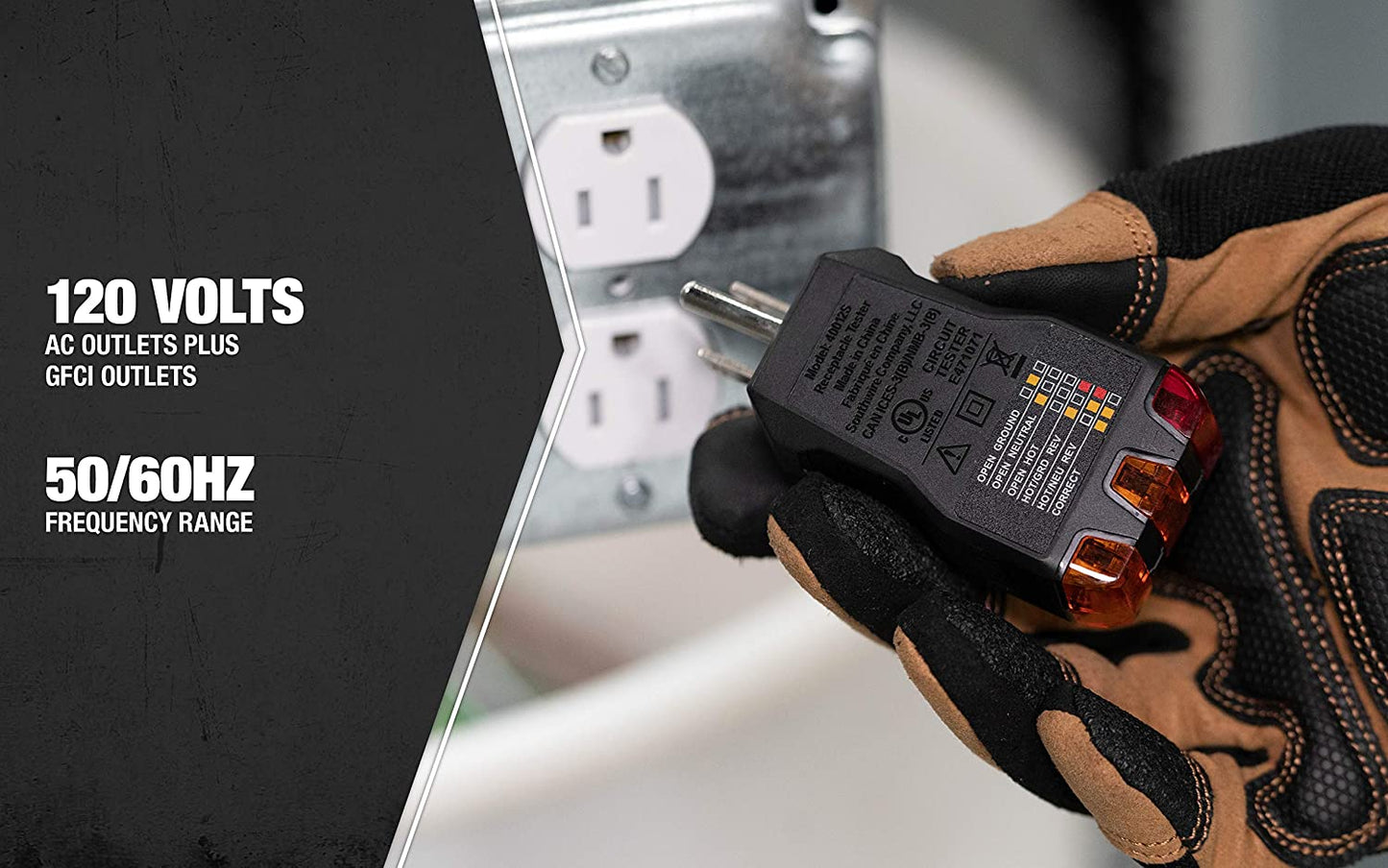 40022S GFCI Receptacle Tester