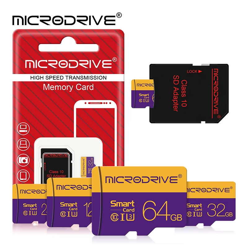 Original Memory Card 4G 8G 16GB 32GB 64GB 256GB 512GB 128GB EVO plus Flash Mini SD Card Class 10 UHS-I High Speed Micro TF Card