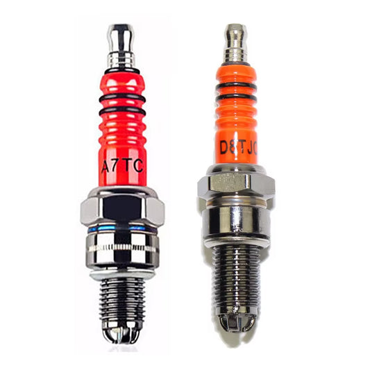 High Performance 3-Electrode Iridium Spark Plug A7TC D8TJC for 50CC-150CC Atv GY6 50Cc 110Cc 125Cc 150Cc Motorcycle Scooter