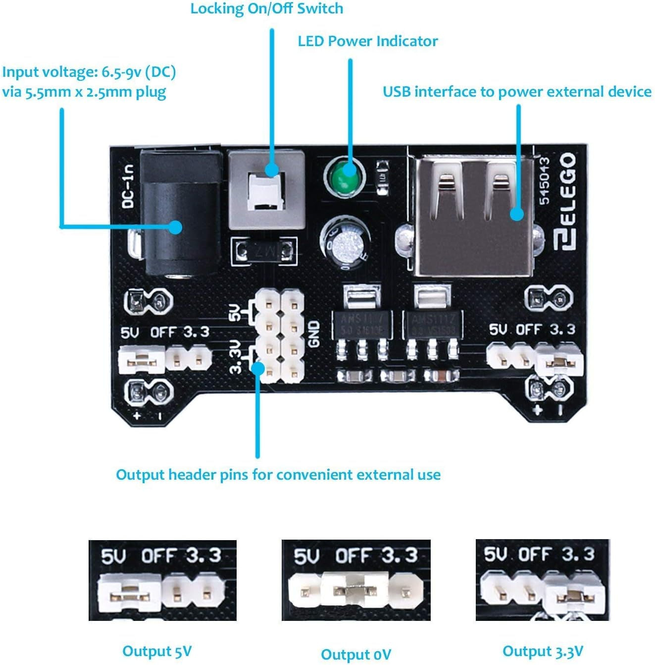 Electronic Fun Kit Bundle with Breadboard Cable Resistor, Capacitor, LED, Potentiometer Total 235 Items for Arduino