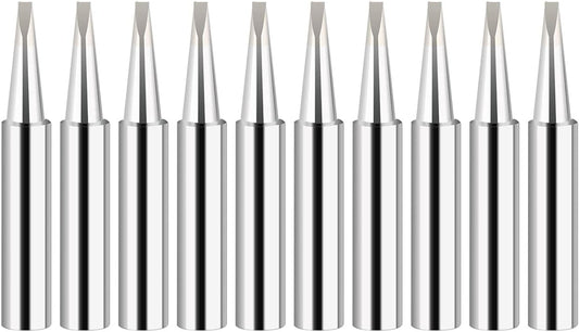 900M-T Soldering Iron Tips Solder Iron Replacement Tip Soldering Bits Compatible with Hakko, Radio Shack, Atten, Quick, Aoyue, Yihua, Vastar Soldering Station, Welding Equipment & Accessories