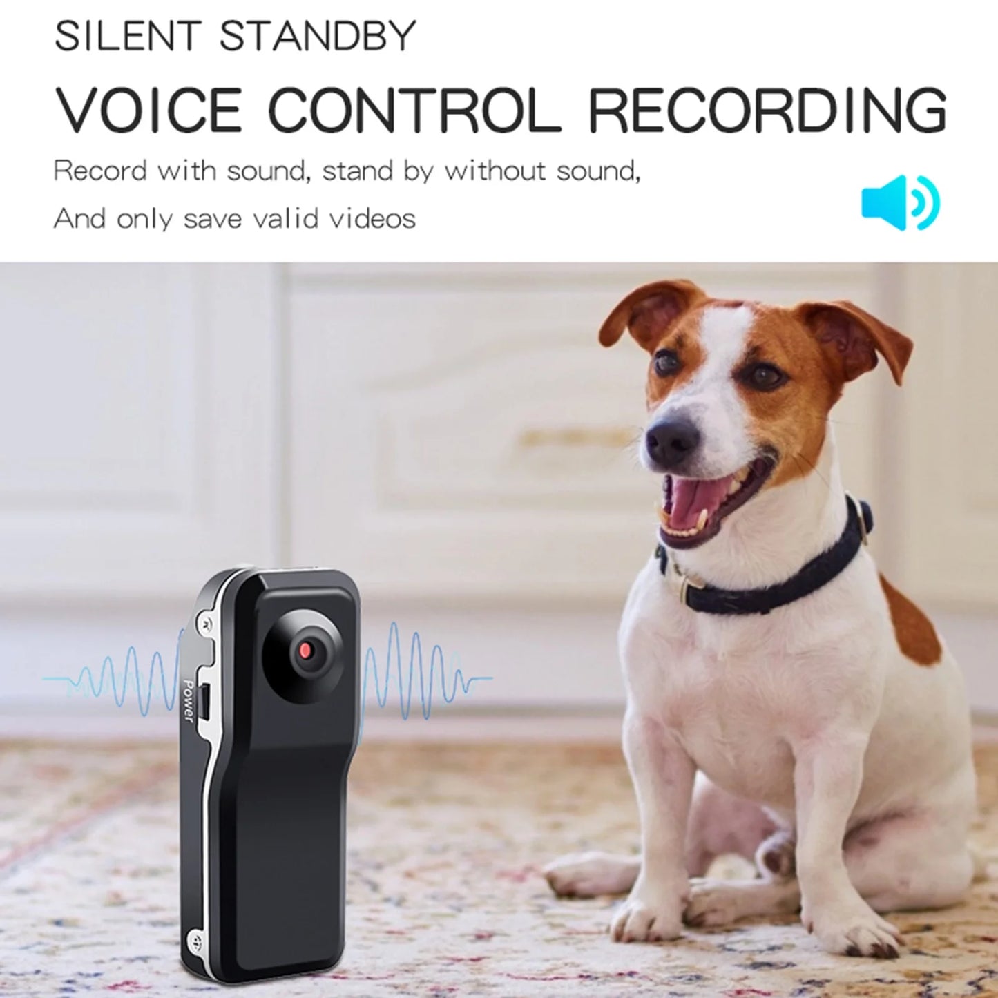 Mini Body Camera Video Recorder Record HD 1080P, Portable Life Wearable Cam for Home, Outdoor, Law Enforcement, Security Guard