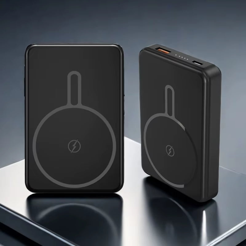 10000/5000Mah Magnetic Portable Power Bank - Fast Charging, 12W Large Capacity Power Bank, Suitable for Outdoor Travel