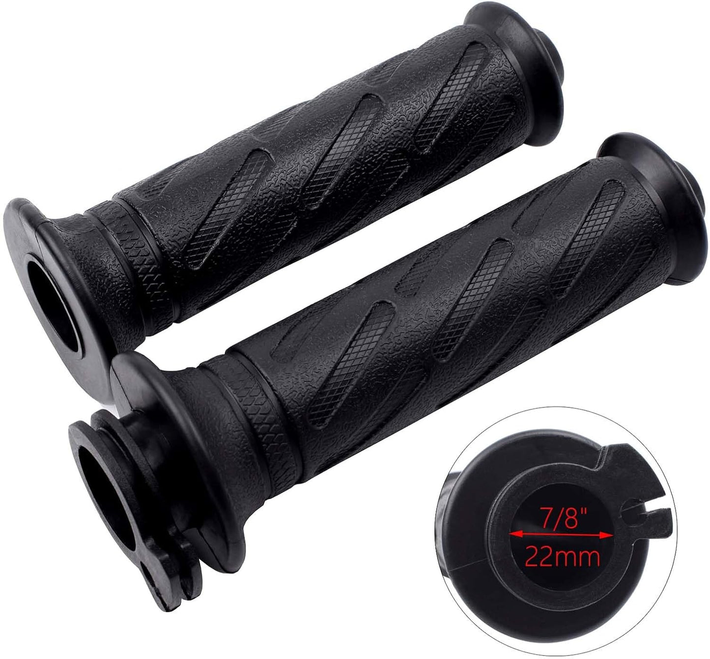 Throttle Twist Grip Set with 78" Scooter Throttle Cable for GY6 50Cc 80Cc 125Cc 150Cc 139QMB 4 Stroke Scooters Motorcycles Moped ATV