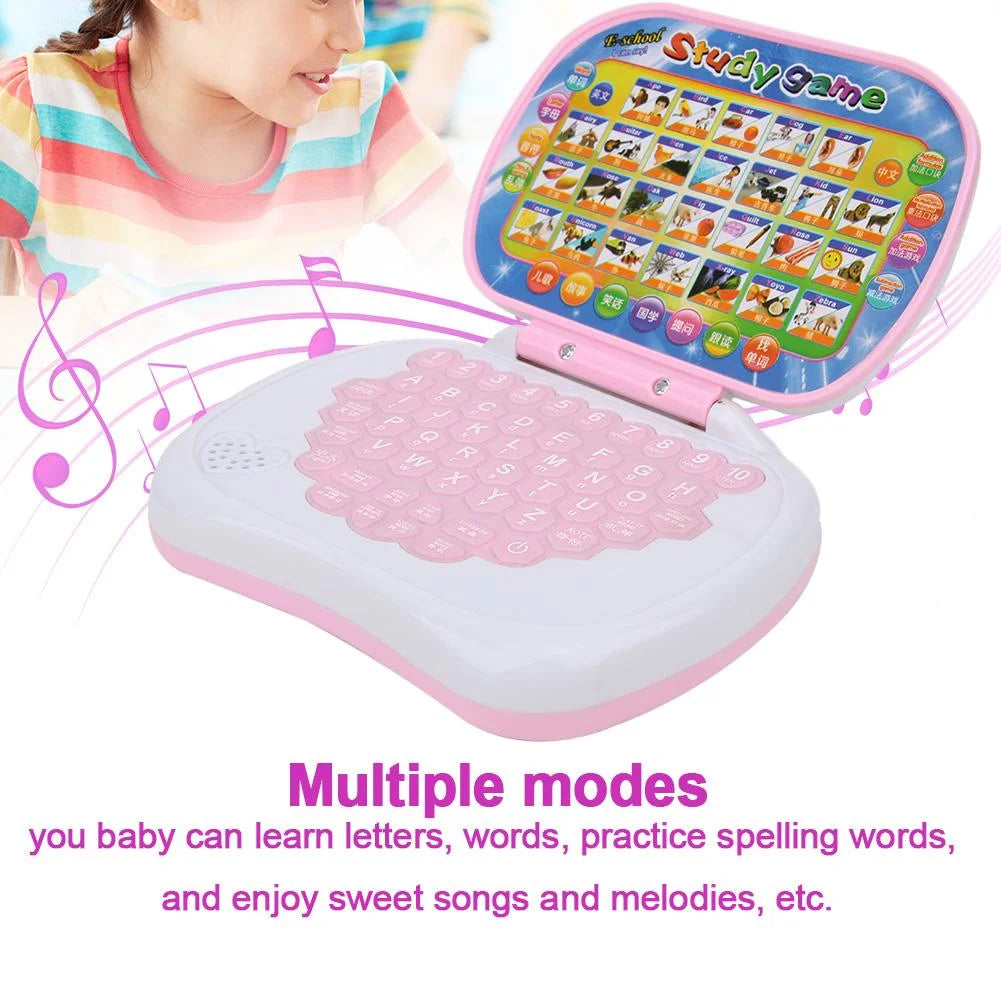 Tablet Learning, Kids Computer Learning, Computer Machines Kids Toy Multi-Functional Laptop Tablet Learning Educational Game