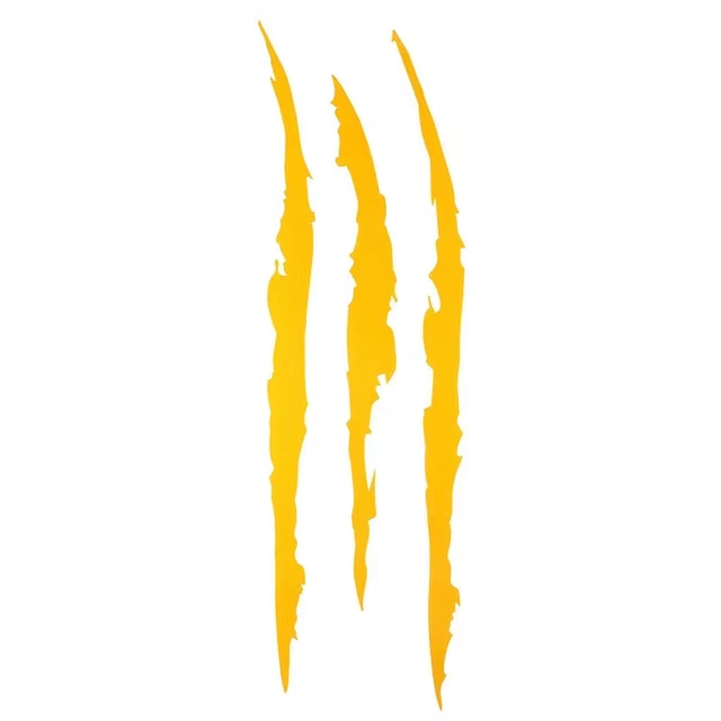 2PCS Car Headlights Monster Claw Sticker Decorative Dinosaur Raptor Claw Scratch Car Sticker Car Headlights Sticker.