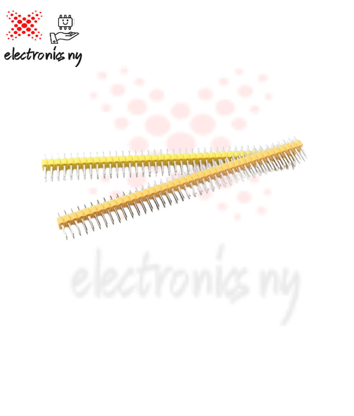 10Pcs Jst Connector Strip 40Pin 1X40 Single Row Male and Female 2.54 Breakable Pin Header Connector Strip for Arduino Black